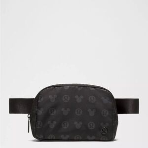 Lululemon x Disney Everywhere Belt Bag Mickey and Logo Print - Disney Black
